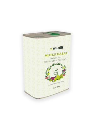 Mutlu Hasat Soğuk Sıkım Zeytinyağı 3 lt - Yeni Sezon