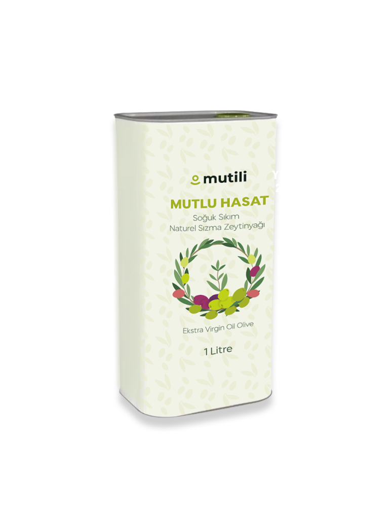 Mutlu Hasat Soğuk Sıkım Zeytinyağı 1 lt - Yeni Sezon